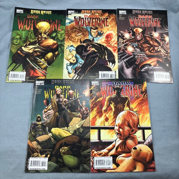 Dark Wolverine Marvel Comics 2009 Lot of 5 Issues #75 76 78 79 80 - Picture 1 of 3
